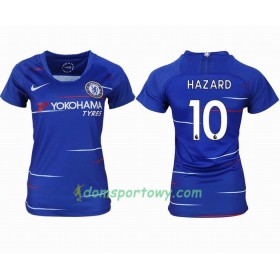 Koszulka Chelsea HAZARD 10 Damska Domowe Koszulki Piłkarskie 2018-2019 Krótki Rękaw